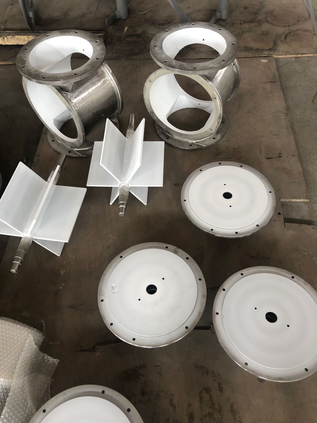 陶瓷關風機熱噴涂